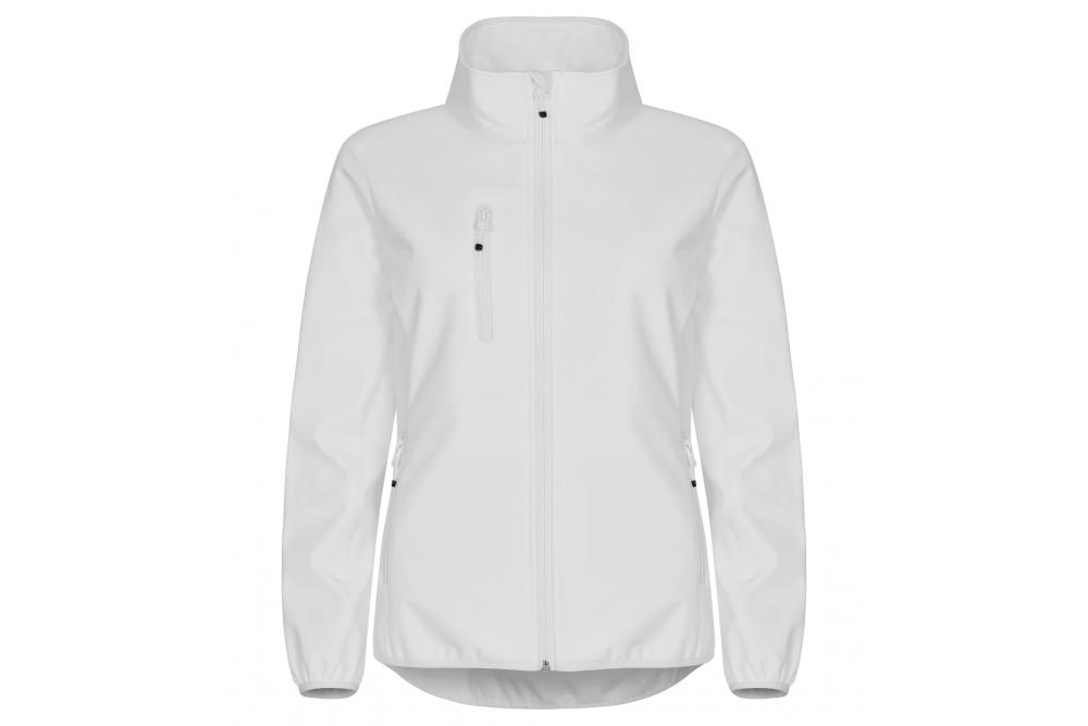 0200915 00 ClassicSoftshellJktLady White front