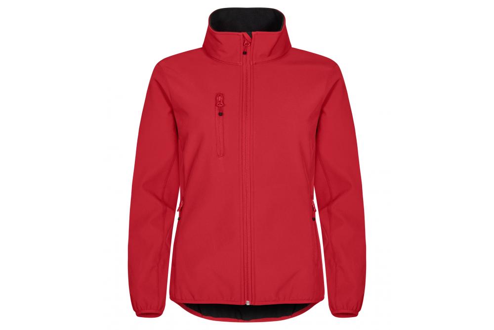 0200915 35 ClassicSoftshellJktLady Red front