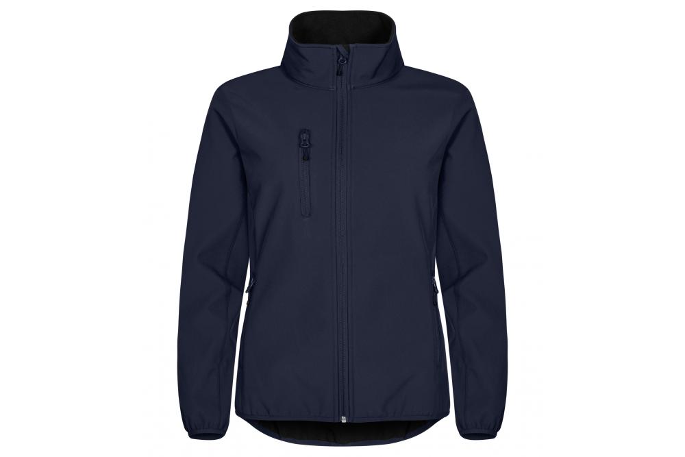 0200915 580 ClassicSoftshellJktLady DarkNavy front