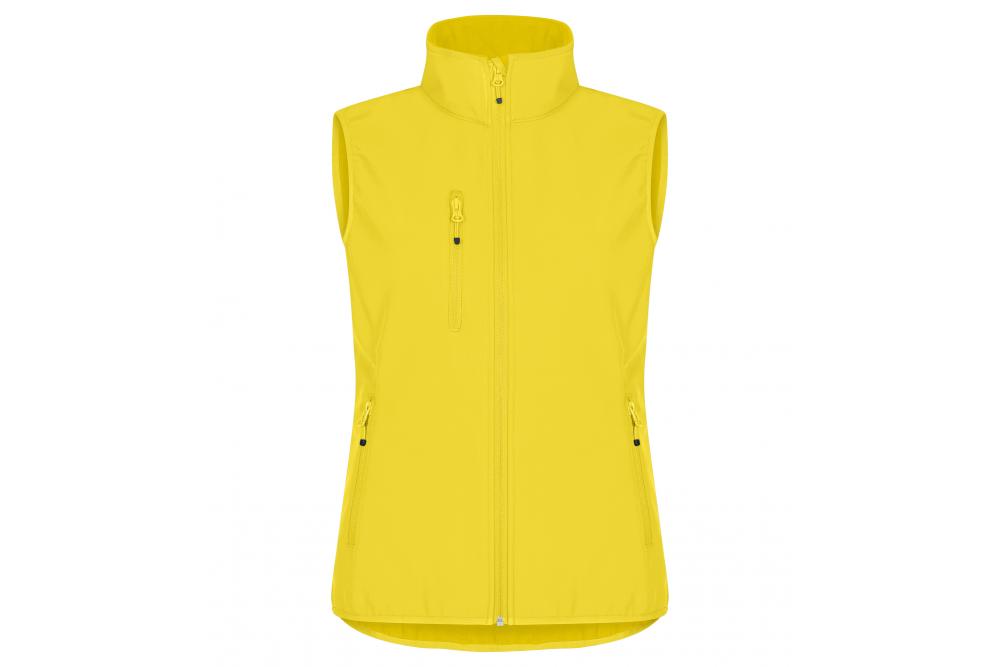 0200916 10 ClassicSoftshellVestLady Lemon front