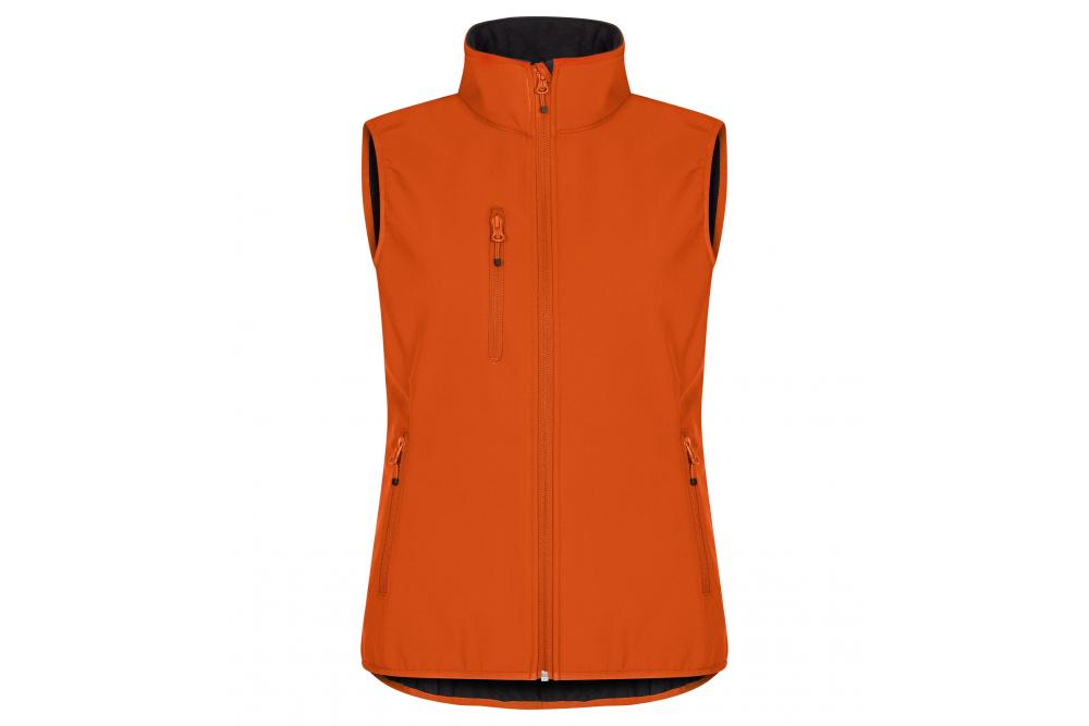 0200916 18 ClassicSoftshellVestLady BloodOrange front