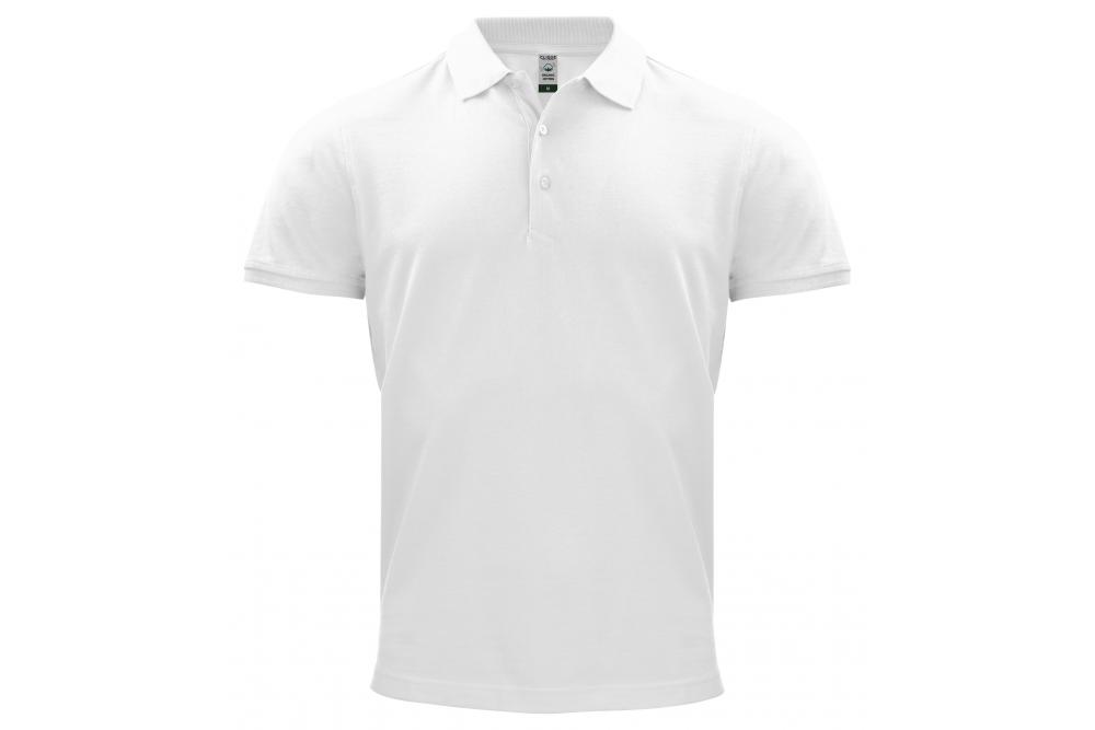028264 00 ClassicPolo White Front men