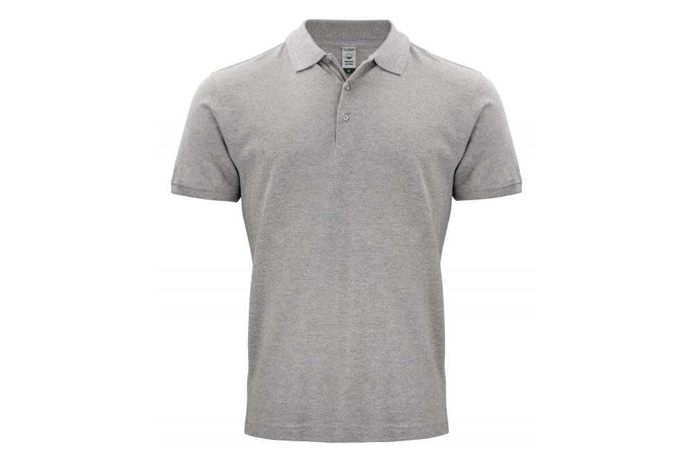 028264 95 ClassicOCPolo Grey Melange Front men