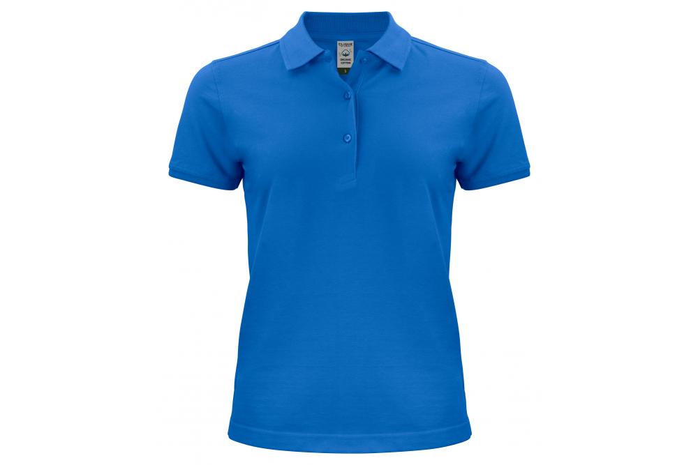 028265 55 ClassicPoloLadies Royal Blue Front