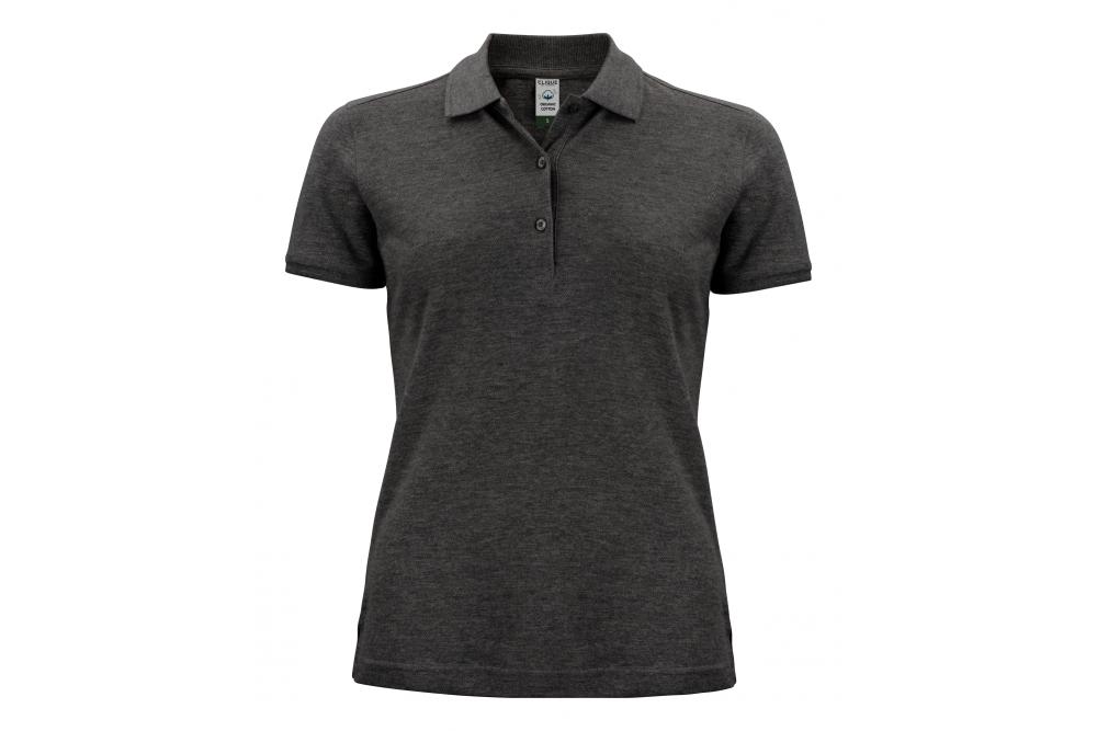 028265 955 ClassicOCPoloLadies Anthracite Melange Front