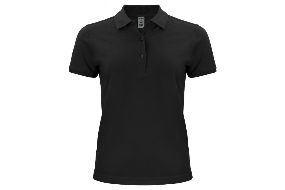 028265 99 ClassicPoloLadies Black Front