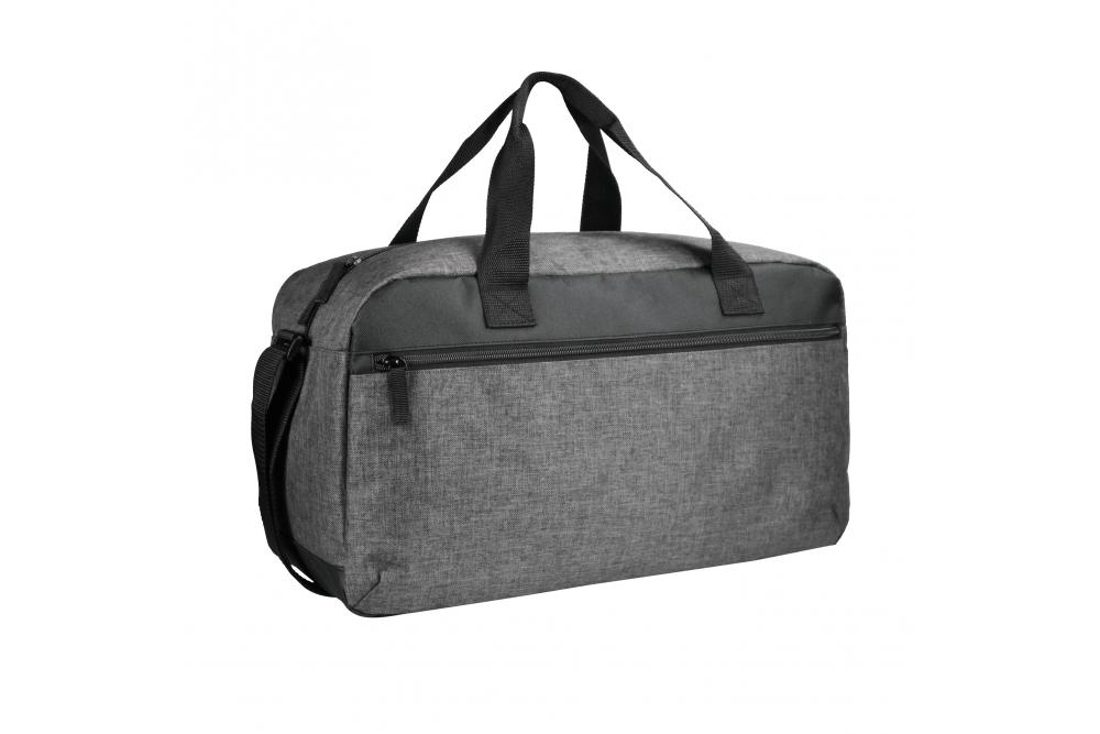 040304 95 Melange Travelbag Grey Melange Front