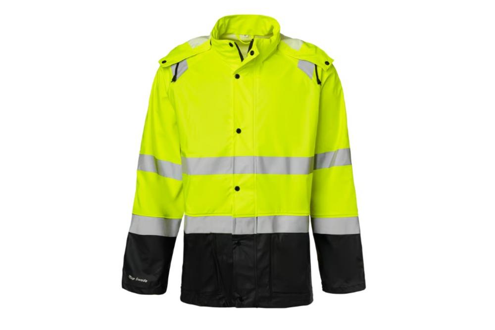 1000180 Top Swede Rain Jacket Hi Vis yellow