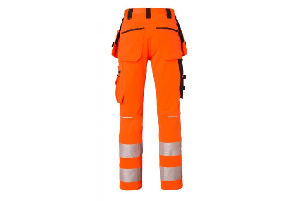 1000313 Top Swede Trouser Crafsmen HIVIS orange B