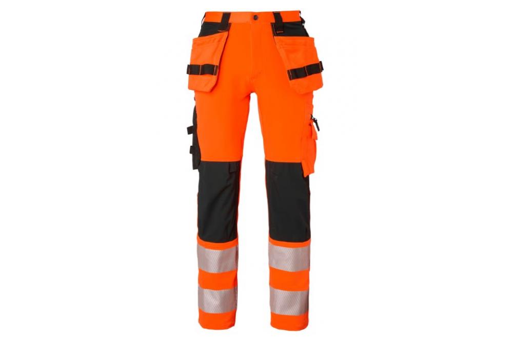 1000313 Top Swede Trouser Crafsmen HIVIS orange