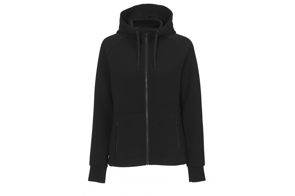132511 990 Anzac Lady FZ Hood Black Front