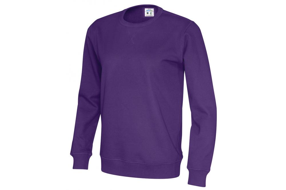 141003 885 cvc crew neck unisex purple