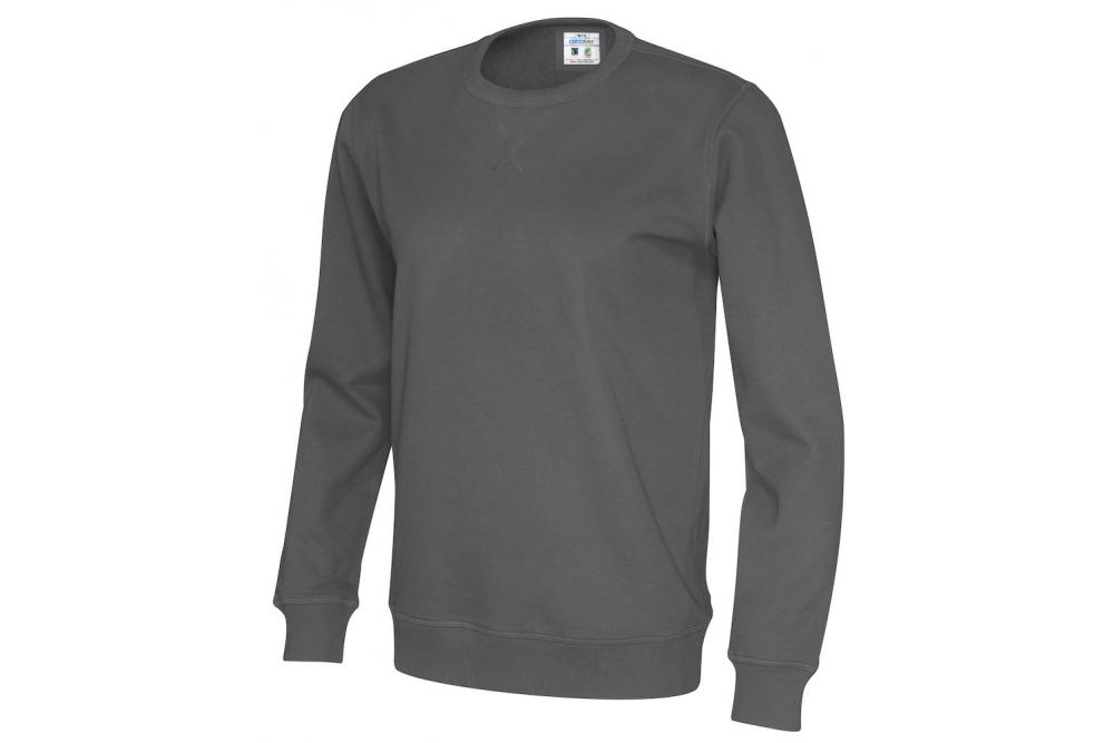 141003 980 cvc crew neck unisex charcoal