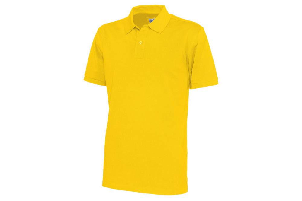 141006 255 polo piquet men yellow