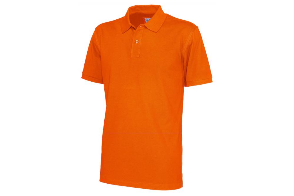 141006 290 polo piquet men orange