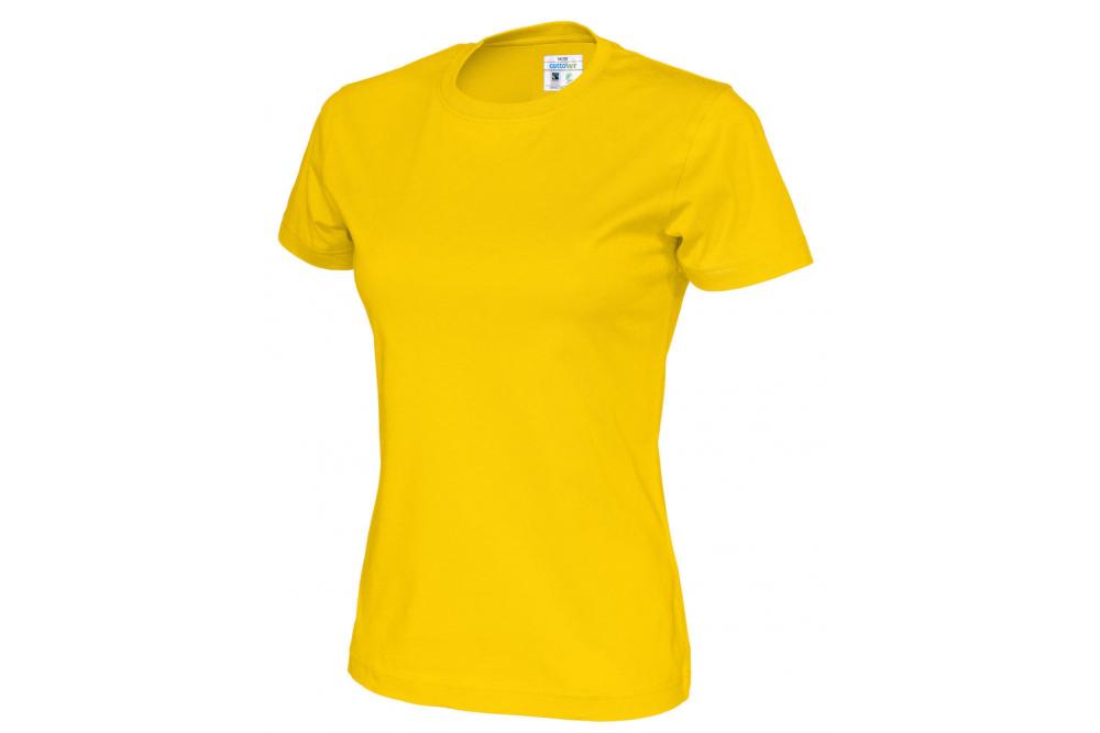 141007 255 rneck Tee lady yellow