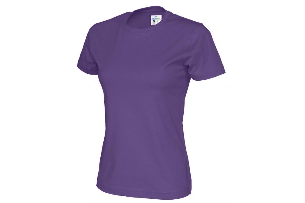 141007 885 r neck ss Teen lady purple