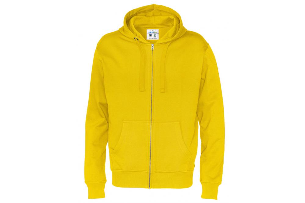 141010 255 cvc full zip hoddie men F yellow