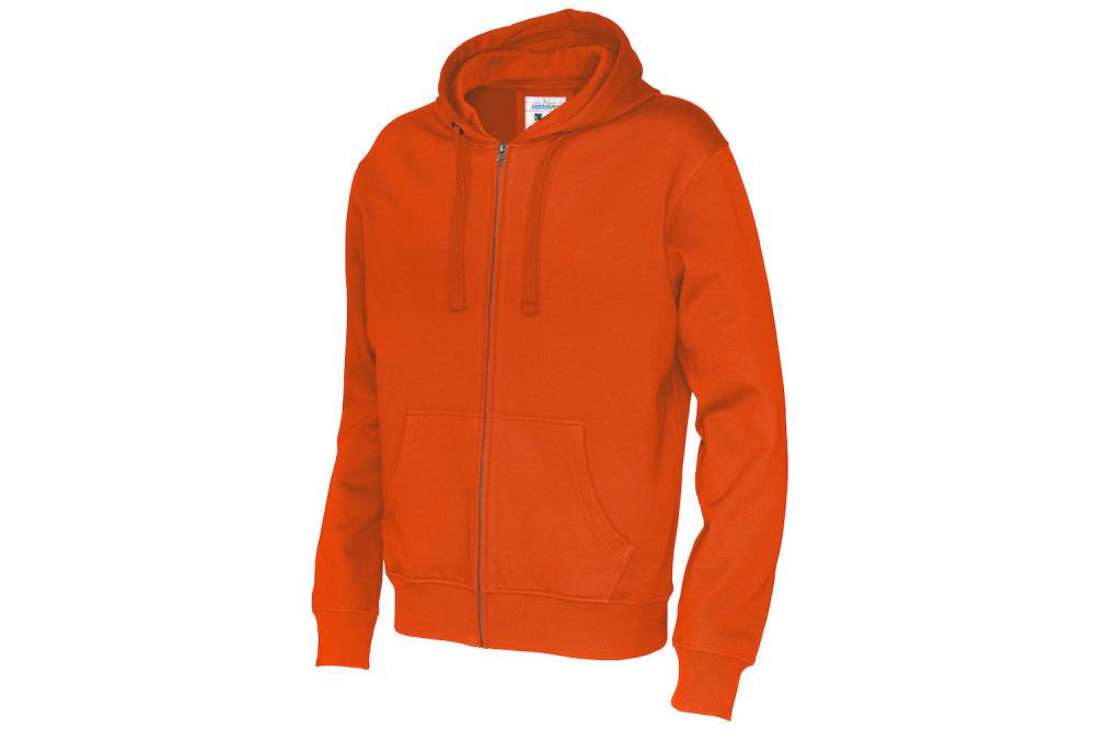 141010 290 cvc full zip hoddie men orange