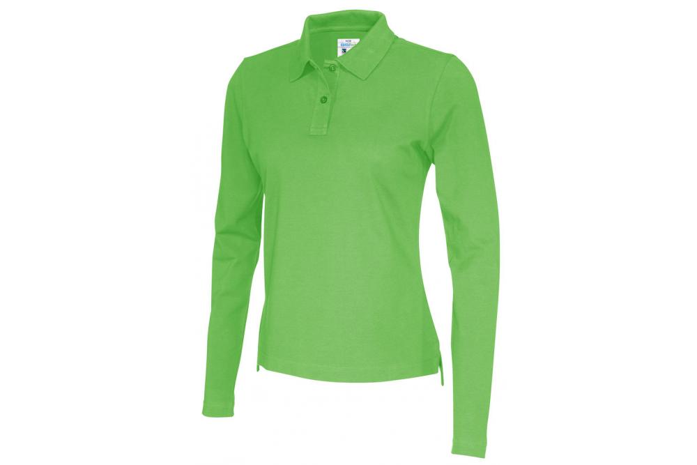 141017 645 polo LS pique lady green2