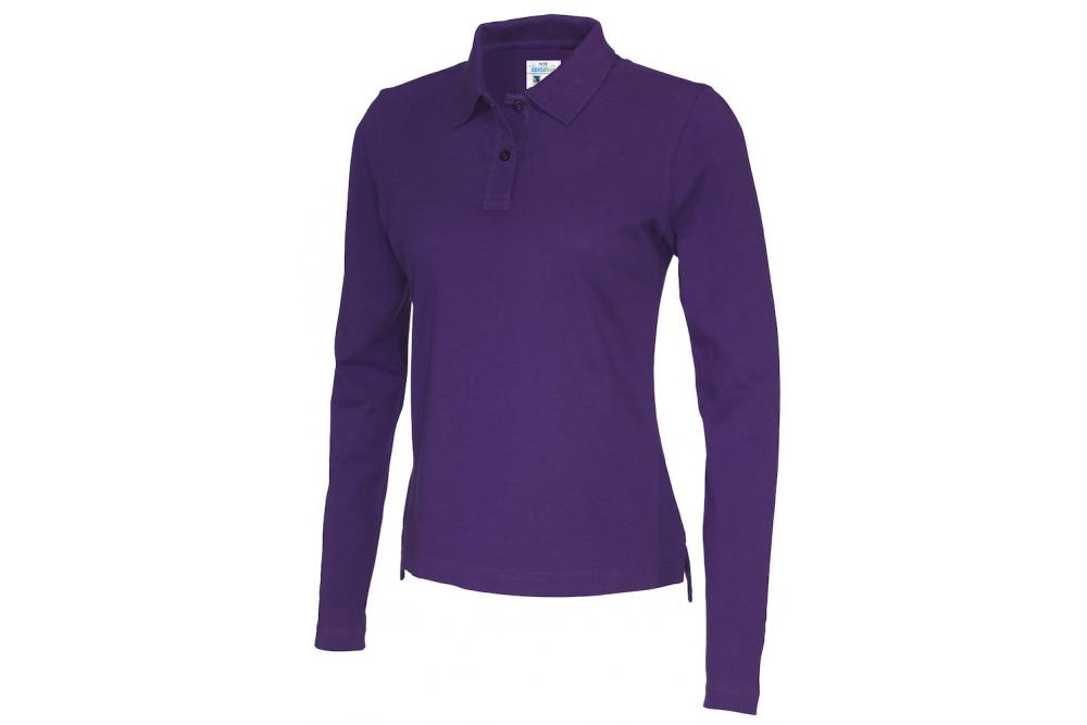 141017 885 polo LS pique lady purple2