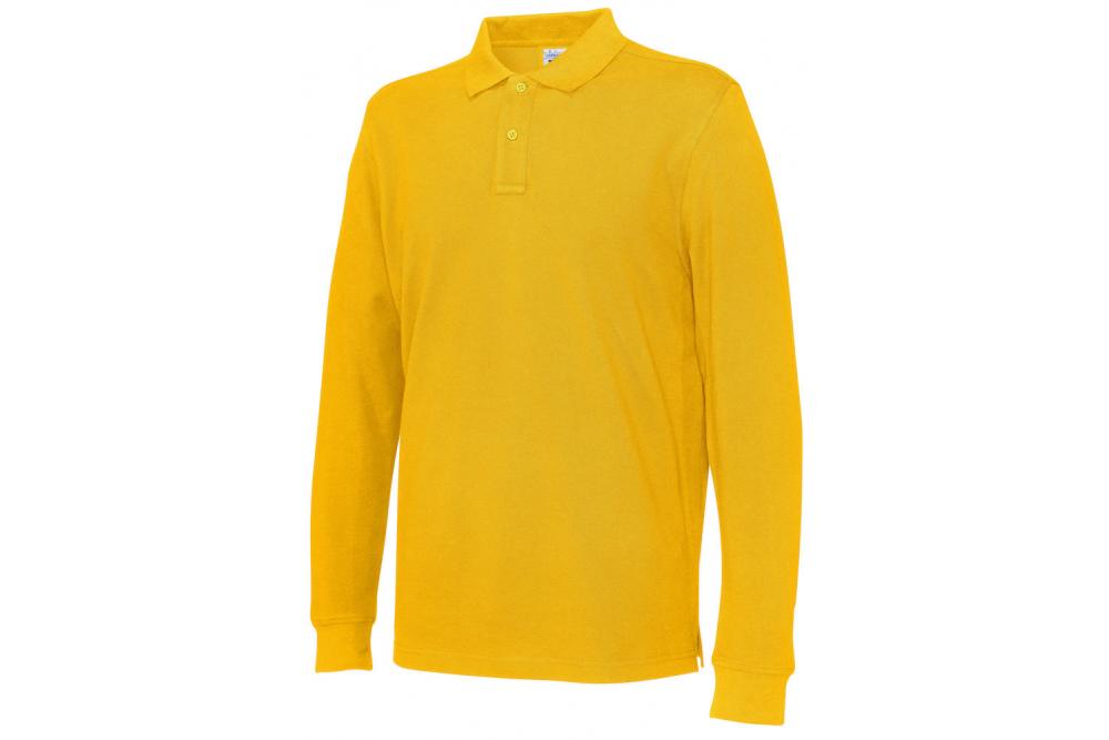 141018 255 polo LS men yellow Copy