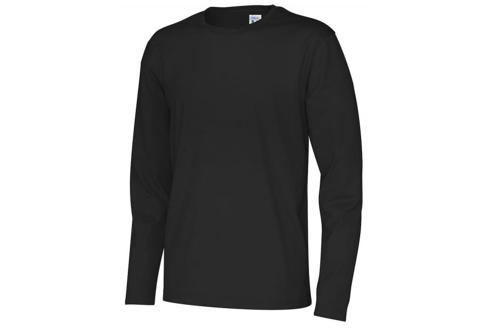 141020 990 R neck LS tee men black