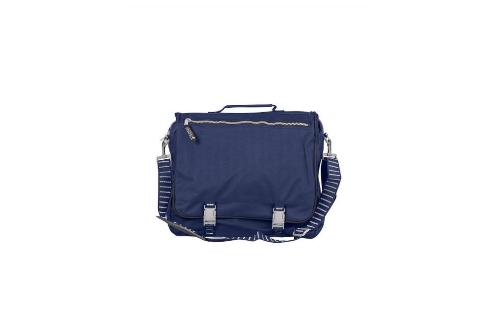 158042 850 Shoulderbag Silverline Navy front