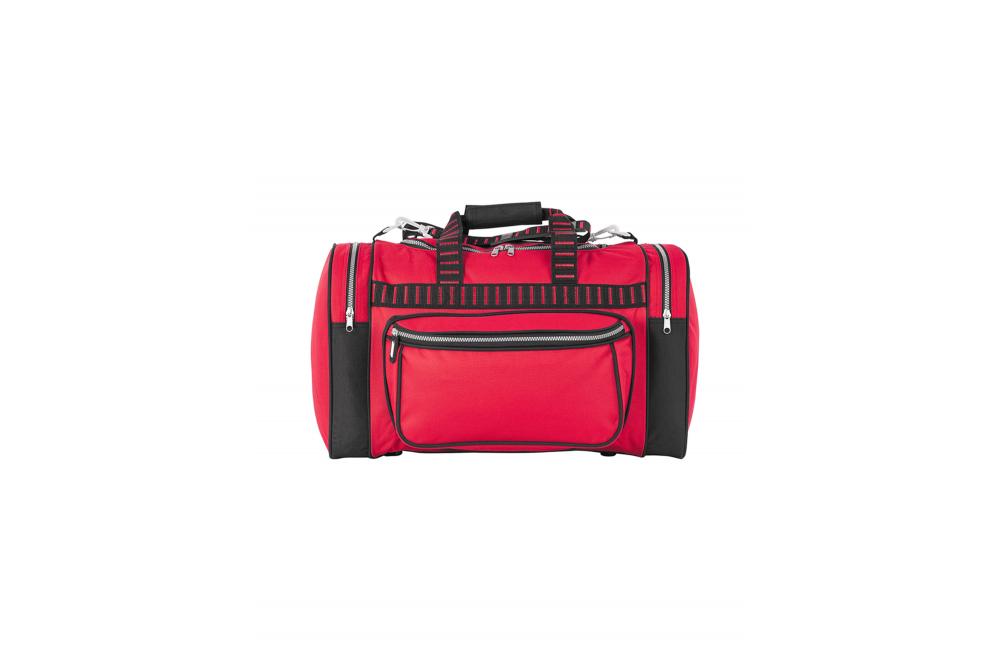 158044 440 Travelbag Silverline red front2