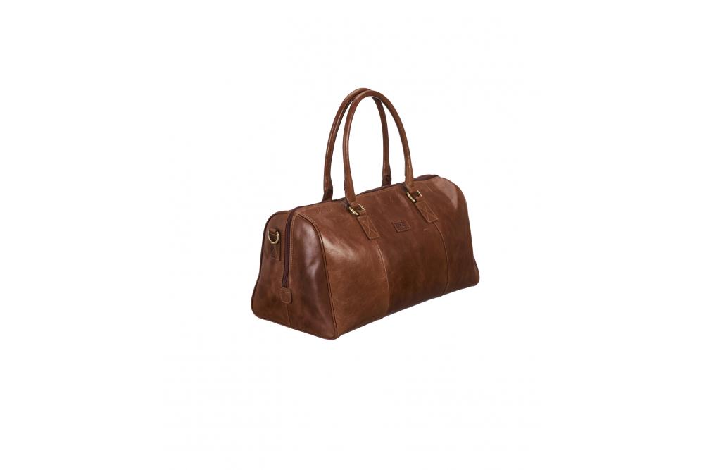 158954 530 leatherlinetravelbag brun f2