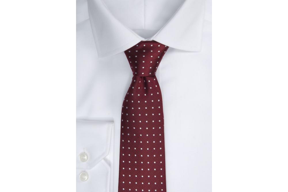 2910100 301 TIE DOT 301 WINE WHITE