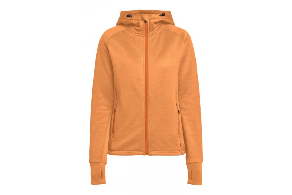 465017402 217 TXliteMidlayerHoodieWomen Front Amberglow