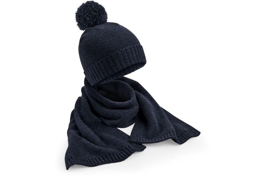 B 401 navy fleck