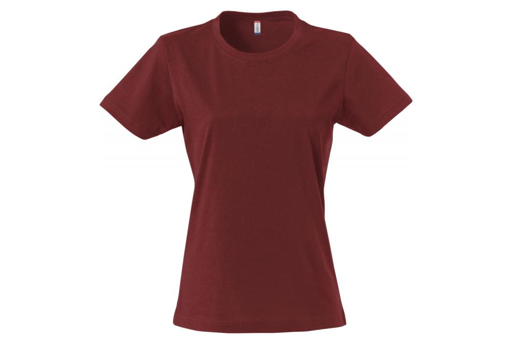 Clique Basic T Women Burgundy 38