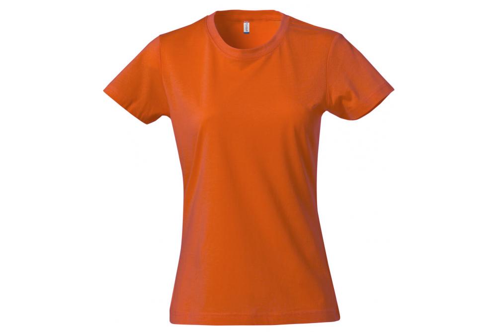 Clique Basic T Women Orange 18