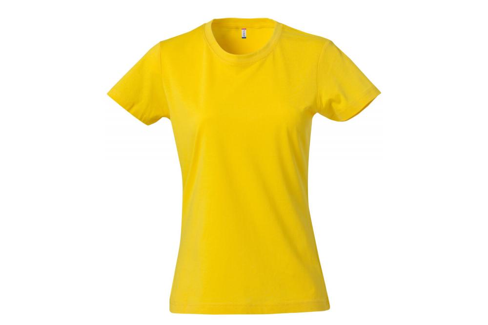 Clique Basic T Women Yellow 10