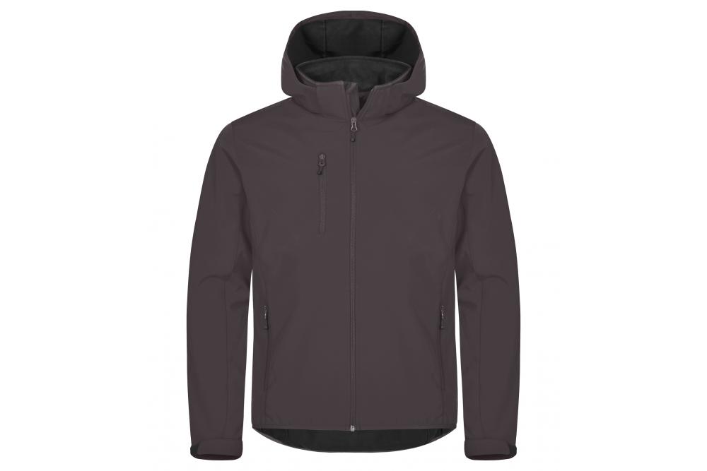 Clique ClassicSoftshellHoody DarkGrey Roach