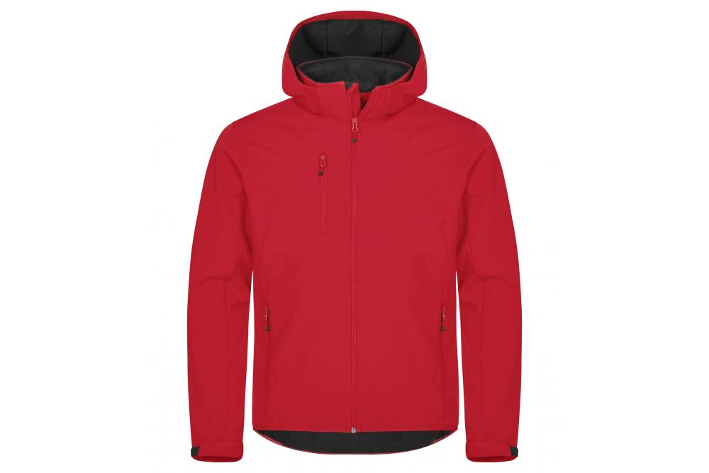 Clique ClassicSoftshellHoody Red Roach
