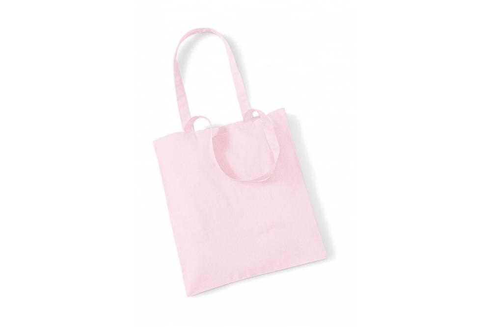 Cottonbag W101 pastel pink Roach