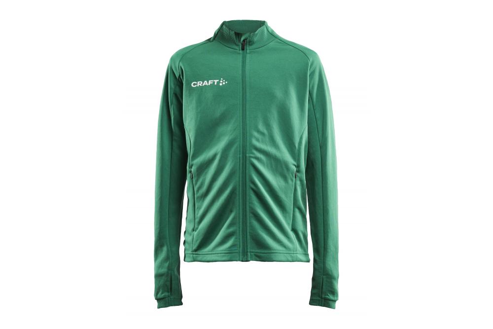 Craft Evolve Full Zip Jr team green