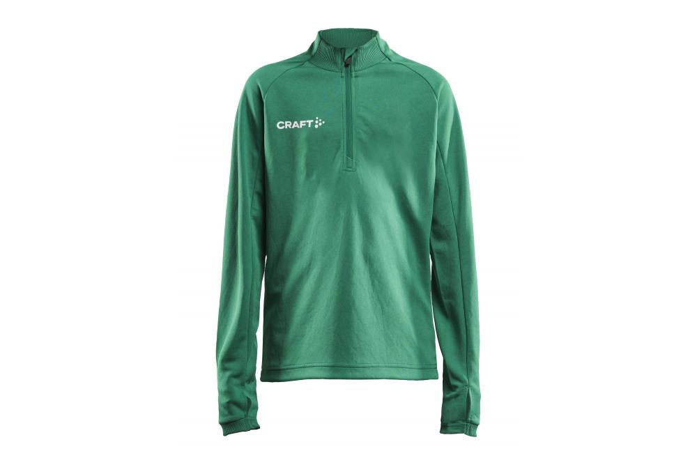 Craft Evolve Halfzip Jr team green