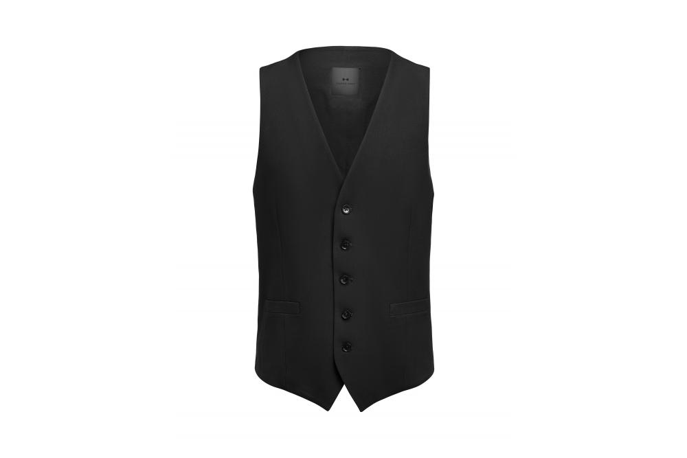 J.Harvest SignatureMensVest front black