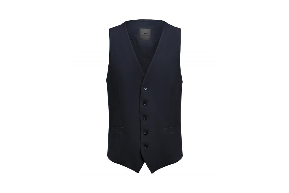J.Harvest SignatureMensVest front navy