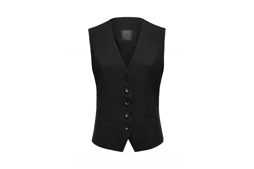 J.Harvest SignatureWomansVest front black