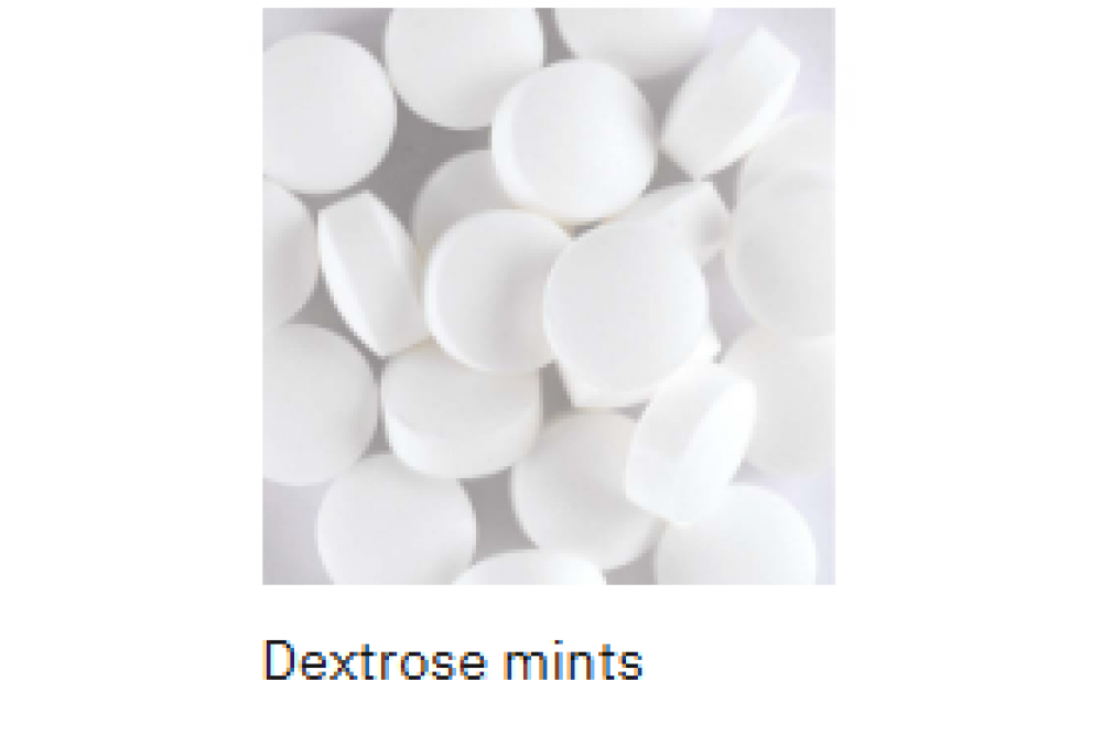 Mintpastiller i burk dextrose