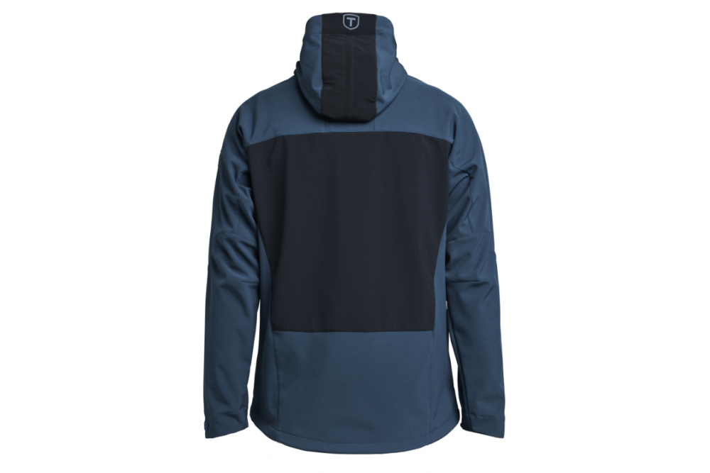 Txlite softshell jkt men blue back