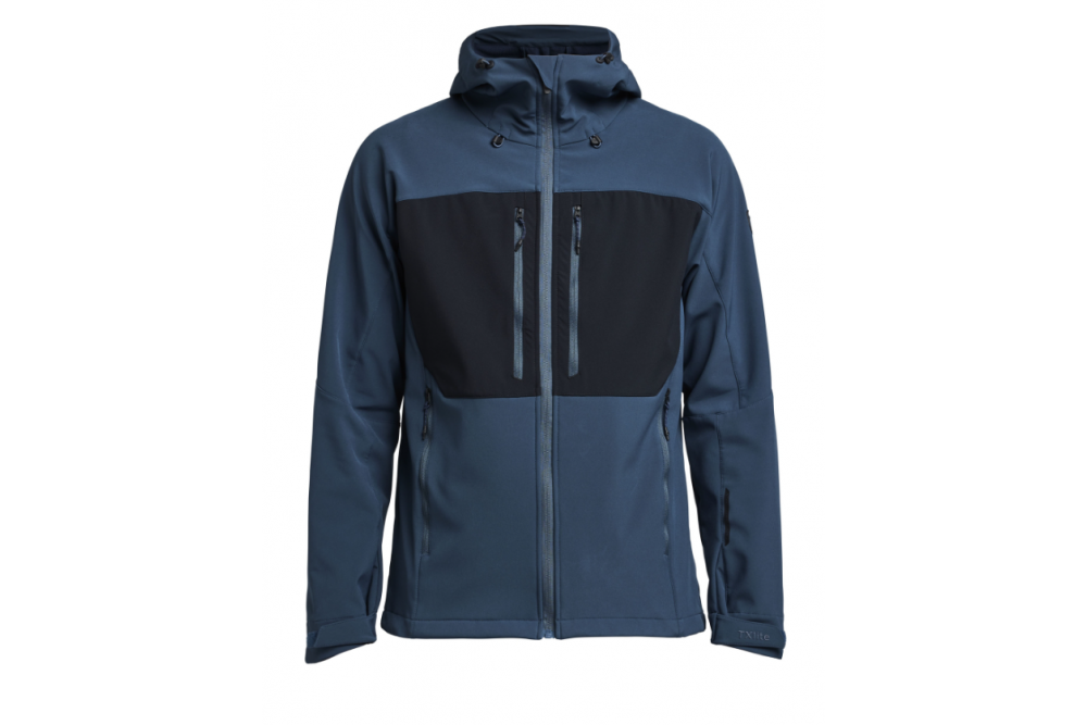 Txlite softshell jkt men blue