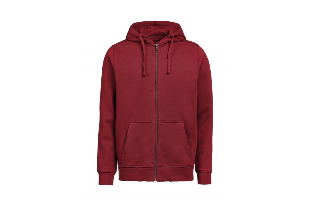 UM FullzipHoodieRegularFit front brickred