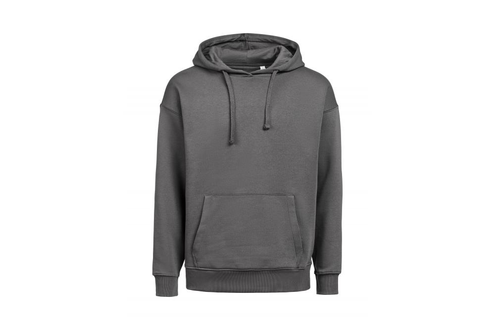 UMHoodieLooseFit front Charcoal