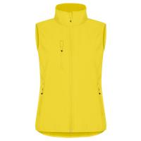 0200916 10 ClassicSoftshellVestLady Lemon front